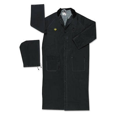 CLAS PLUS .35MM PVC/POLYFLM RESIS RIDERCOAT BLK